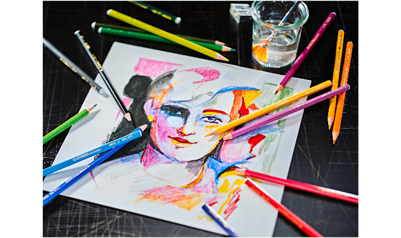 Aquarellable Colouring Pencil - STABILOaquacolor - ARTY - Tin of 12 - Assorted Colours - Image 6