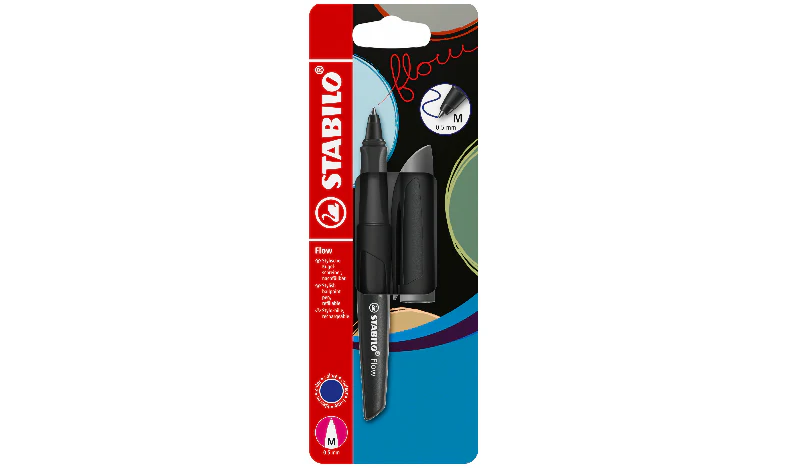 Ballpoint Pen - STABILO Flow - Pack of 1 - Assorted Colours including Blue Ballpoint Refill - Image 2