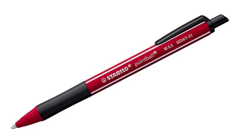 Ballpoint Pen - STABILO pointball NatureCOLORS Wildflower - Pack of 4 Assorted Colours - Image 5