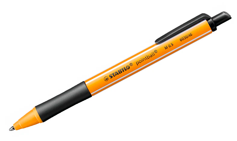 Ballpoint Pen - STABILO pointball - Pack of 2 - Blue, Black - Image 5