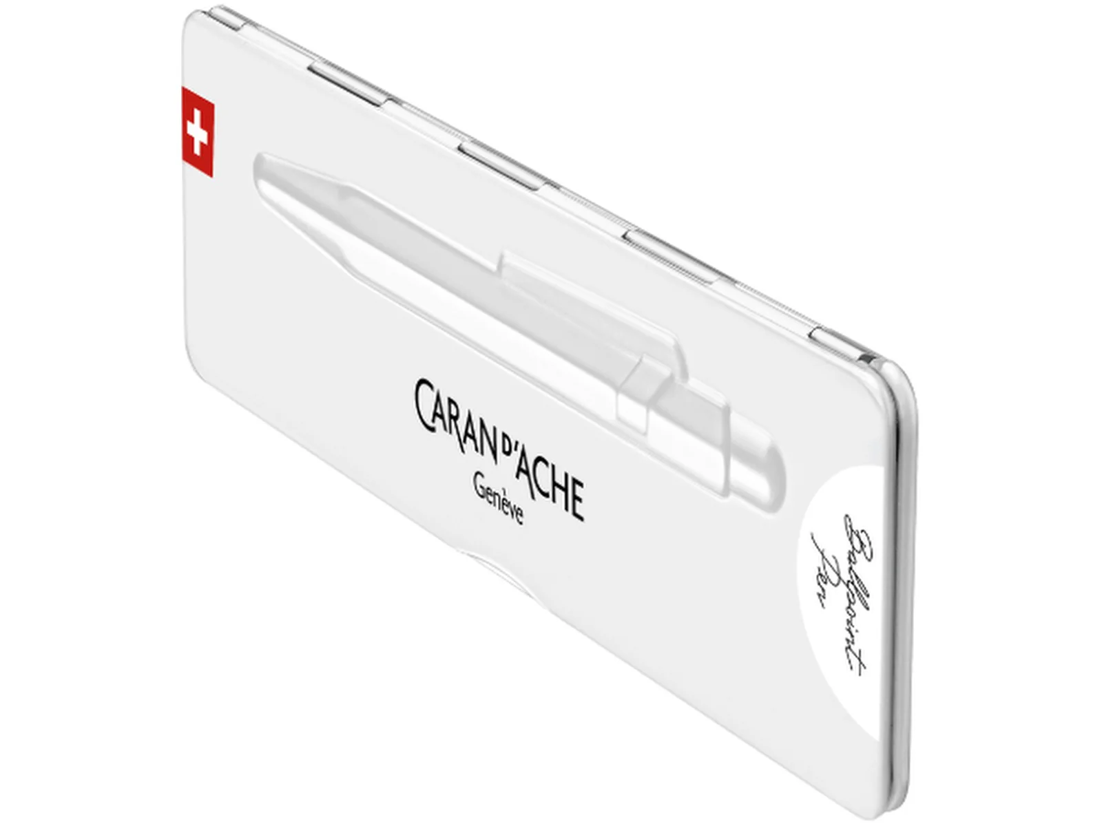 Caran d’Ache 849 Ballpoint Pen – White - Image 4