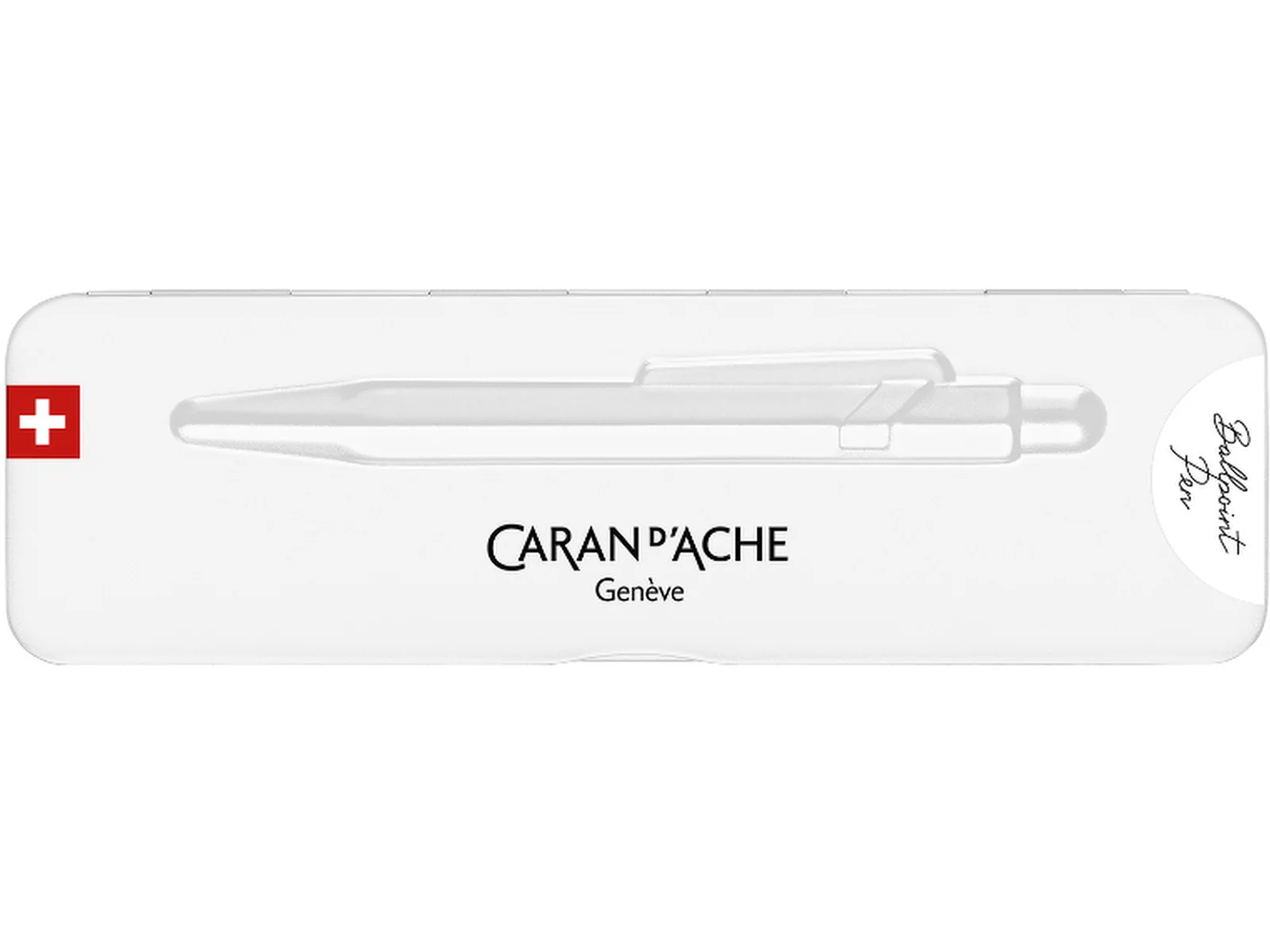 Caran d’Ache 849 Ballpoint Pen – White - Image 5