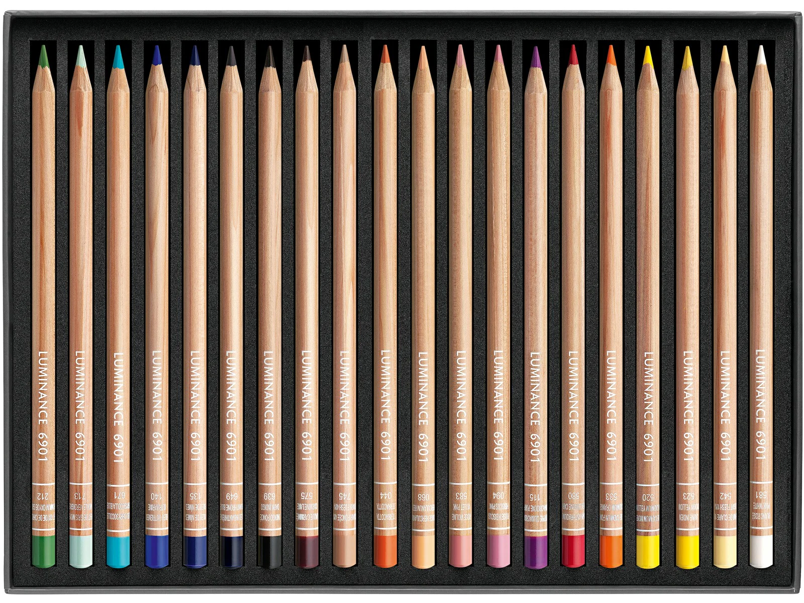Caran d’Ache Luminance 6901 Coloured Pencils – Set of 20 Portrait Colours - Image 3