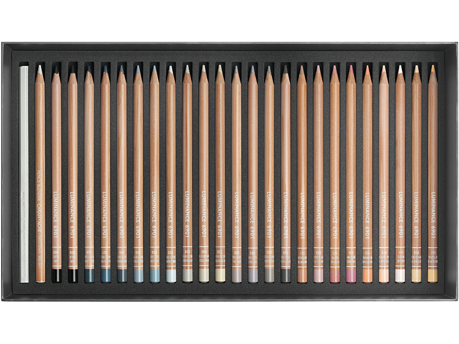 Caran d’Ache Luminance 6901 Coloured Pencils – Set of 100 + 2 Blenders - Image 6