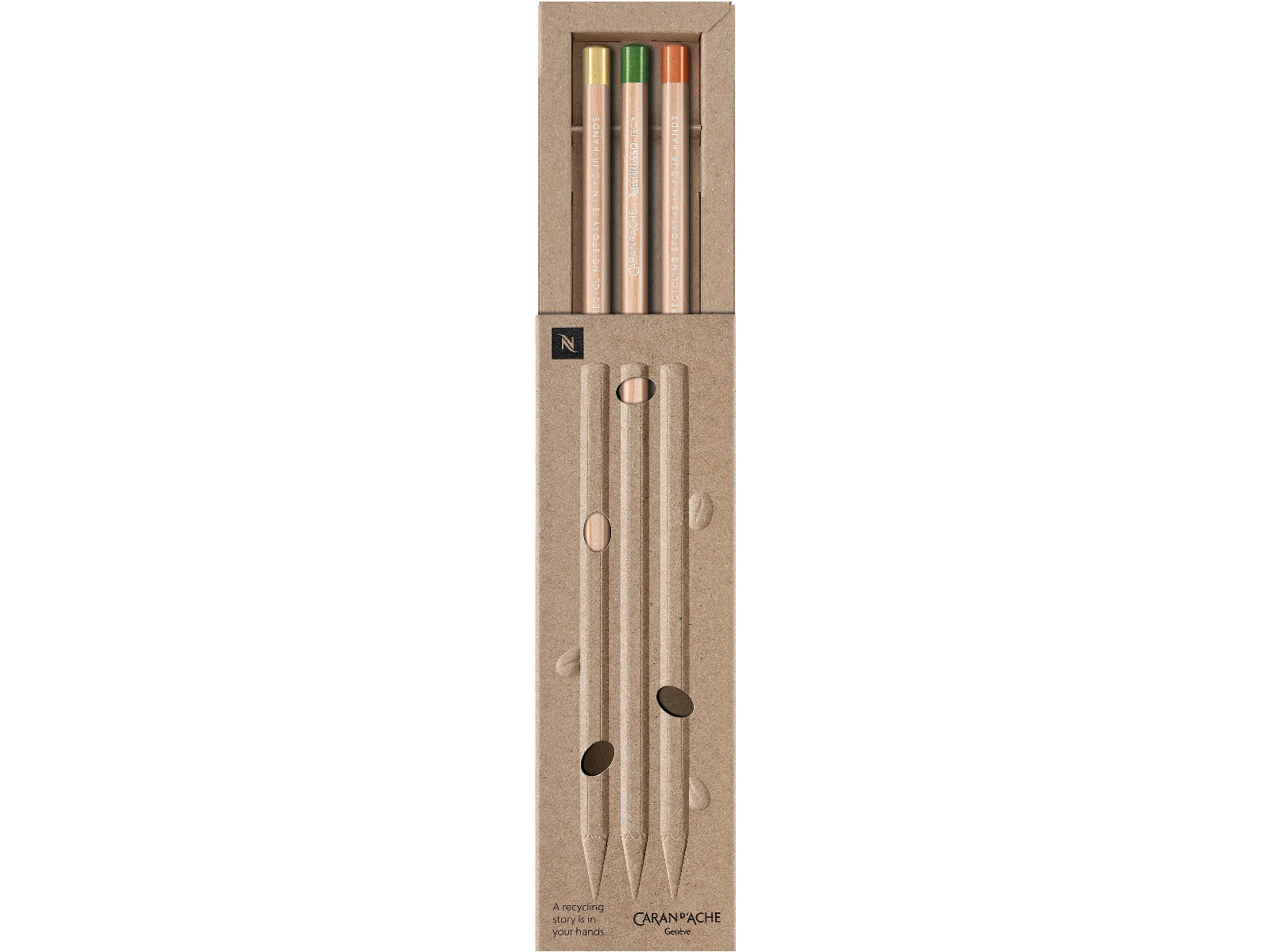 Caran d’Ache Nespresso Graphite Pencils – Set of 3 (2nd Special Edition) - Image 3