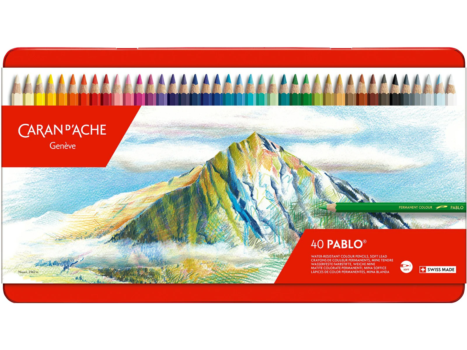 Caran d’Ache Pablo Coloured Pencils – Set of 40