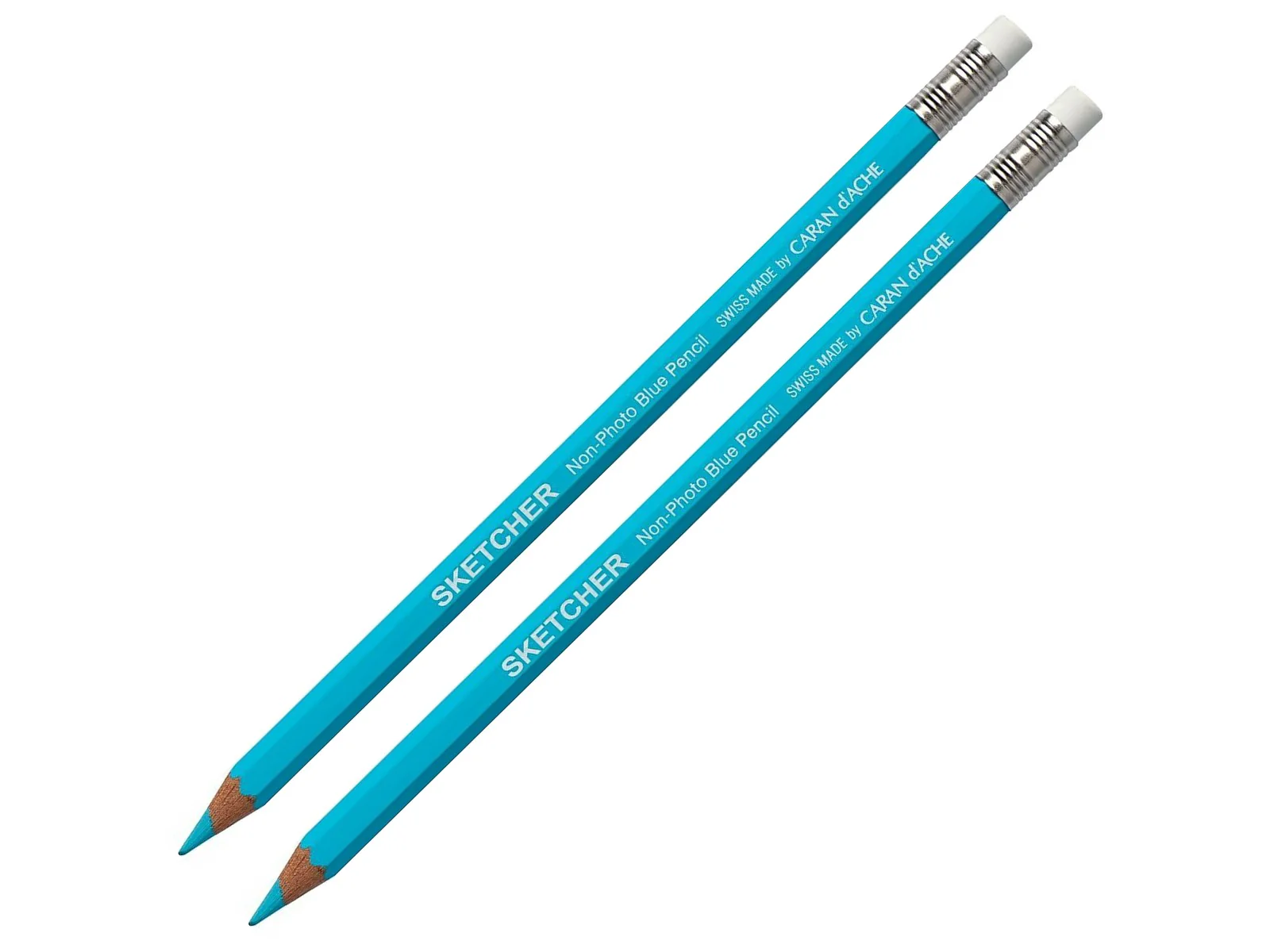 Caran d’Ache Sketcher Non-Photo Blue Pencils – Set of 2 - Image 3