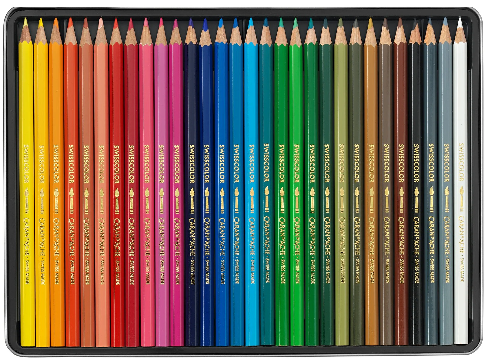 Caran d’Ache Swisscolor Water-Soluble Coloured Pencils – Set of 30 - Image 3