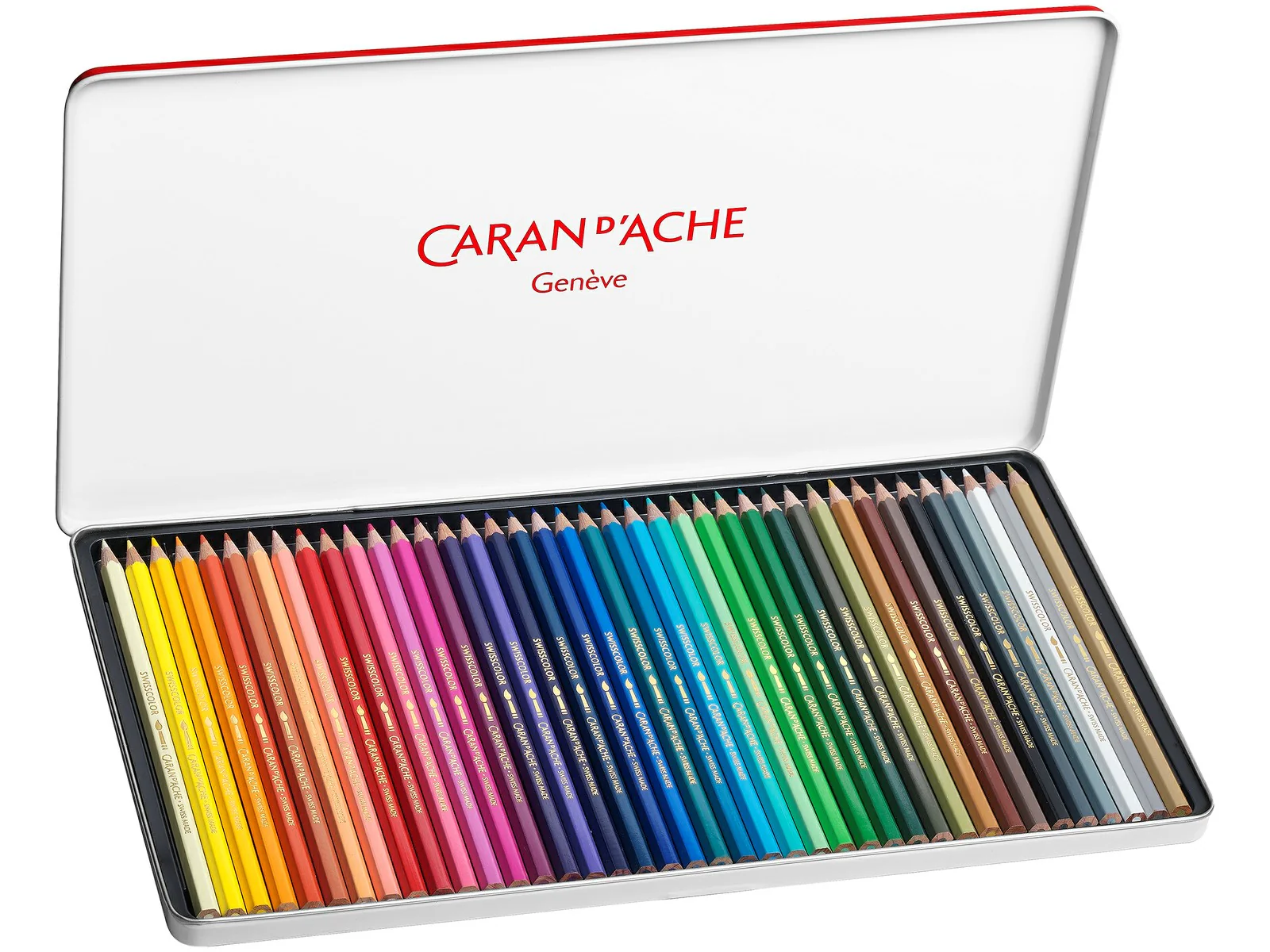 Caran d’Ache Swisscolor Water-Soluble Coloured Pencils – Set of 40 - Image 2