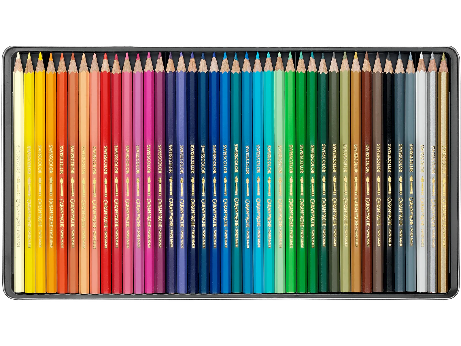 Caran d’Ache Swisscolor Water-Soluble Coloured Pencils – Set of 40 - Image 3