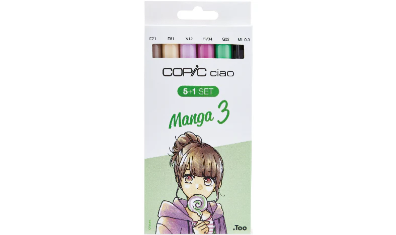 Copic Ciao 5 + 1 Manga Set Manga 3 - Image 2