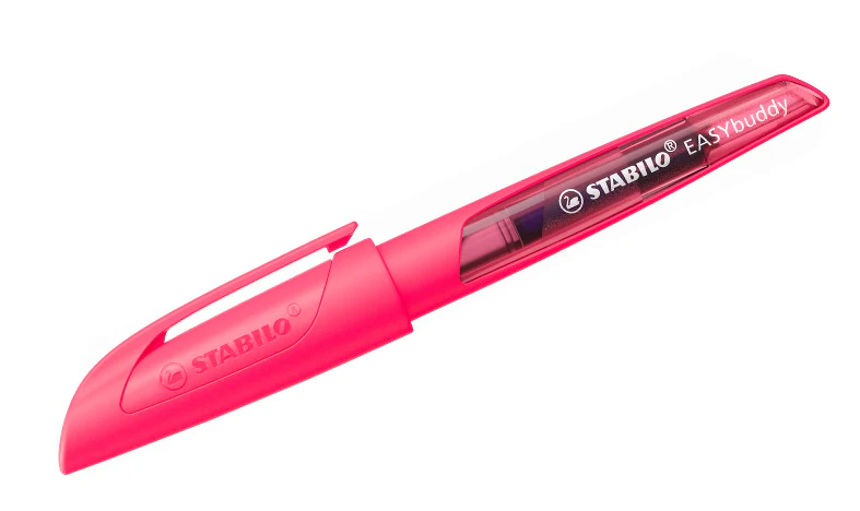 Ergonomic School Fountain Pen - STABILO EASYbuddy Neon - Assorted Colours and Nibs - Image 6