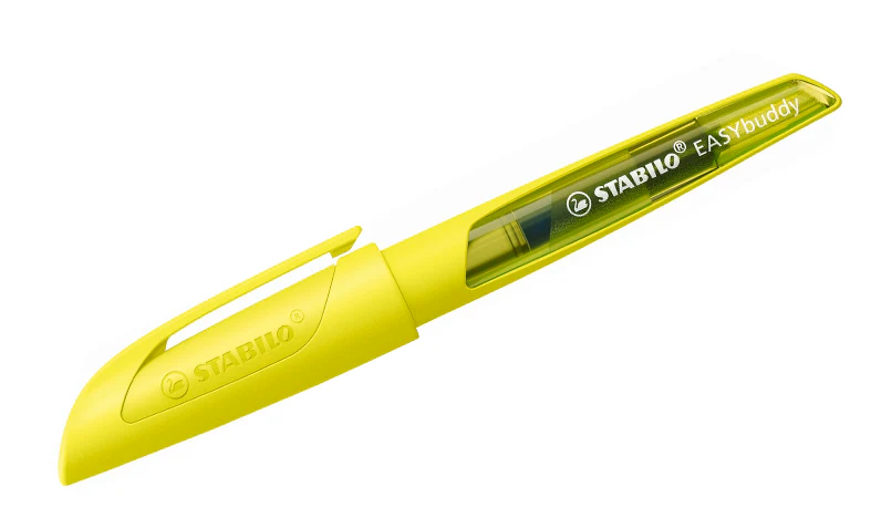 Ergonomic School Fountain Pen - STABILO EASYbuddy Neon - Assorted Colours and Nibs - Image 7