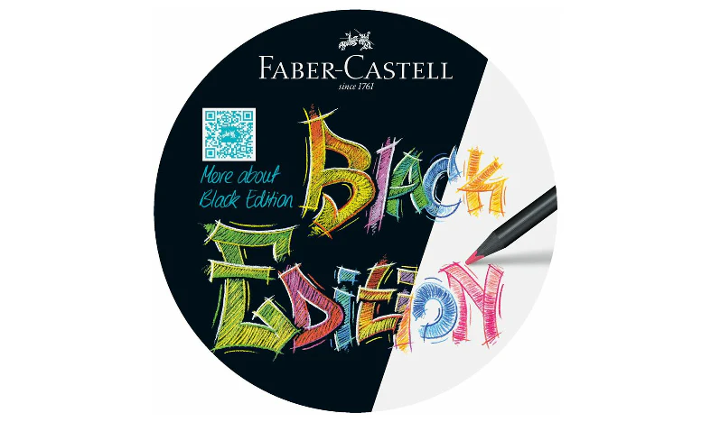 Faber-Castell Colour Pencils Black Edition Set of 12 Assorted Colours - Image 4