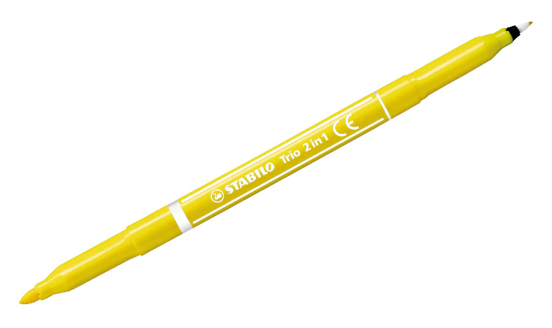 Fibre-Tip Pen and Fineliner - STABILO Trio 2 in 1 - Assorted Pack Sizes & Colours - Image 12