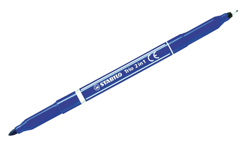 Fibre-Tip Pen and Fineliner - STABILO Trio 2 in 1 - Assorted Pack Sizes & Colours - Image 4
