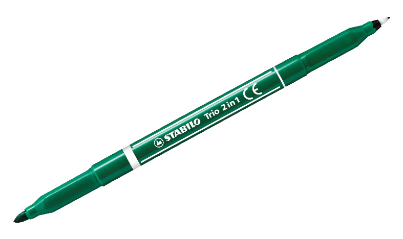Fibre-Tip Pen and Fineliner - STABILO Trio 2 in 1 - Assorted Pack Sizes & Colours - Image 5