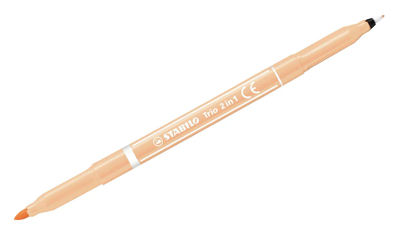 Fibre-Tip Pen and Fineliner - STABILO Trio 2 in 1 - Assorted Pack Sizes & Colours - Image 7