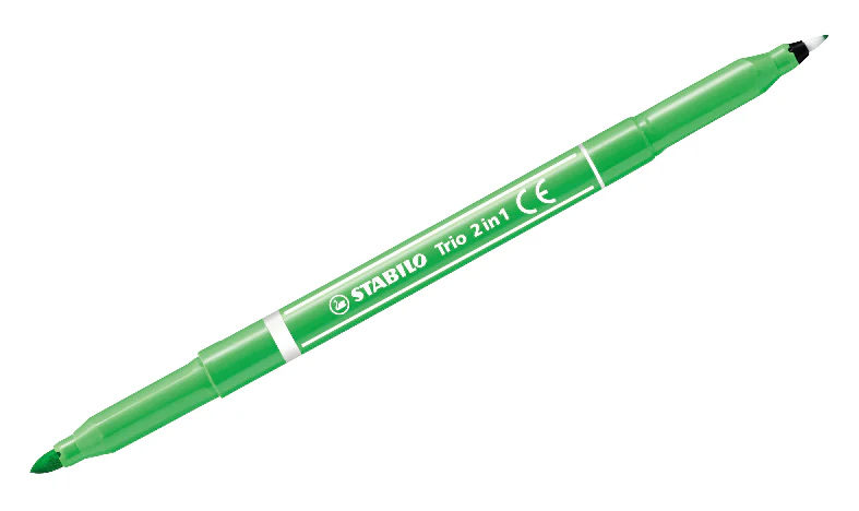 Fibre-Tip Pen and Fineliner - STABILO Trio 2 in 1 - Assorted Pack Sizes & Colours - Image 8