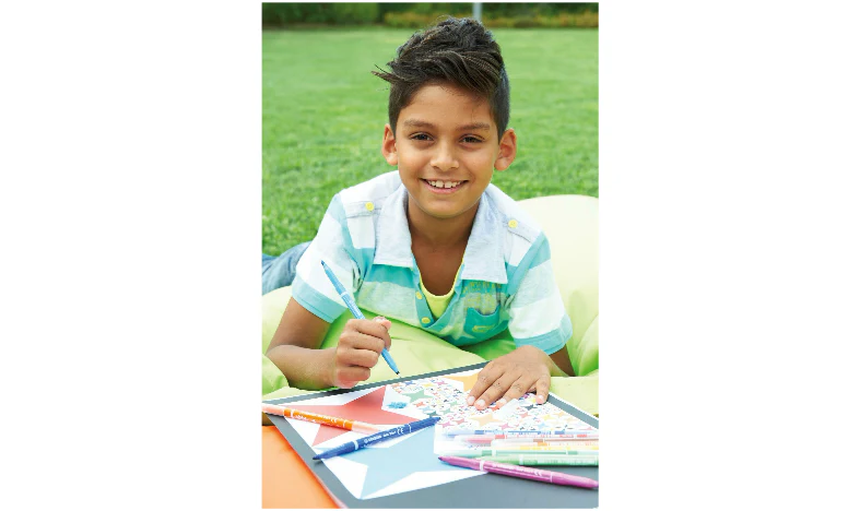 Fibre-Tip Pen and Fineliner - STABILO Trio 2 in 1 - Pack of 10 - Assorted Colours - Image 7