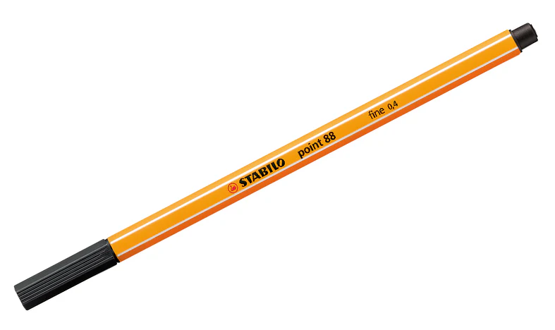 Fineliner - STABILO point 88 - Pack of 10 - Black - Image 5