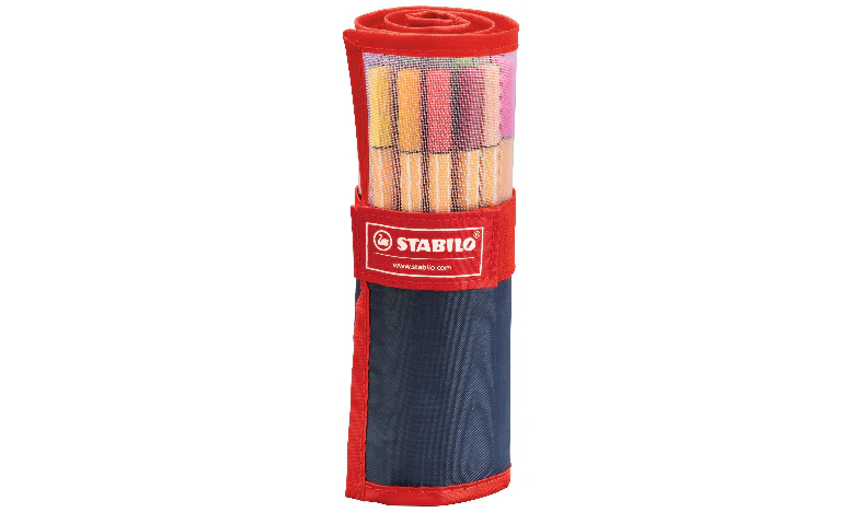 Fineliner - STABILO point 88 - Rollerset of 25 - Assorted Colours - Image 2