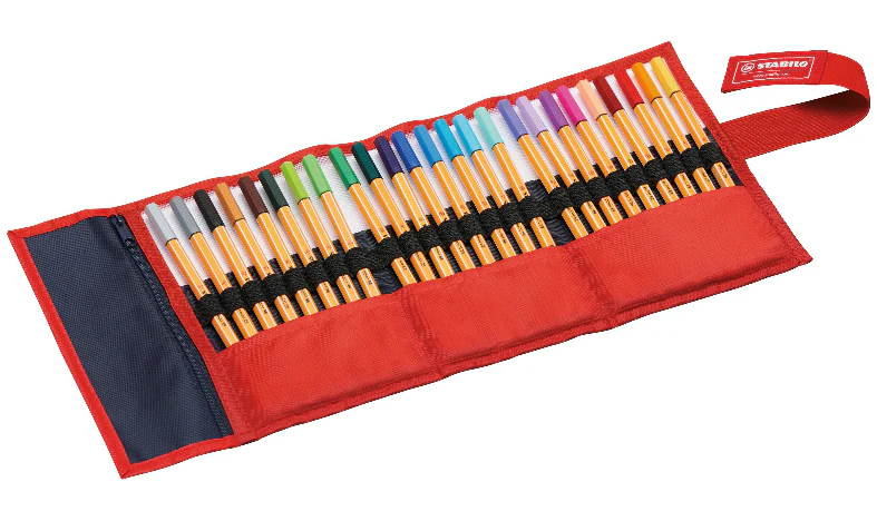 Fineliner - STABILO point 88 - Rollerset of 25 - Assorted Colours - Image 3