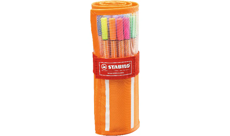 Fineliner - STABILO point 88 - Rollerset of 30 - Assorted Colours including 5 Neon Colours - Image 2