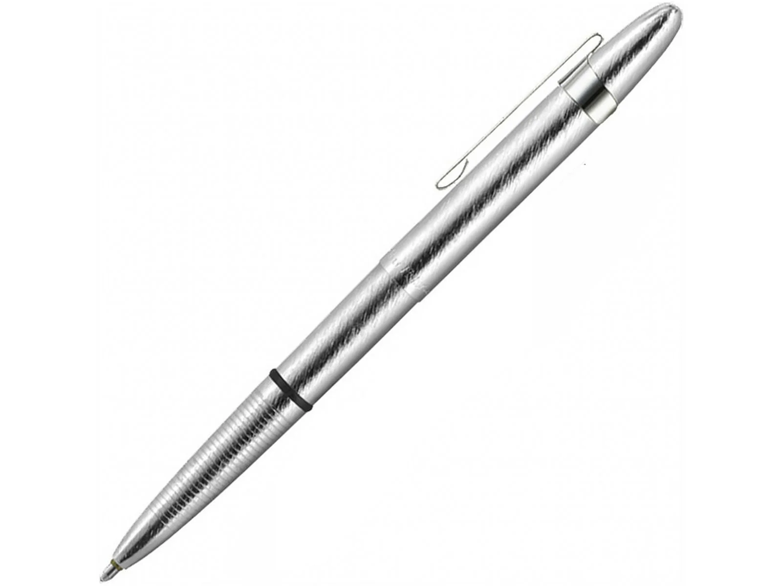 Fisher Space Pen Bullet Ballpoint Pen – Brushed Chrome with Clip (Gift Boxed) - Image 2