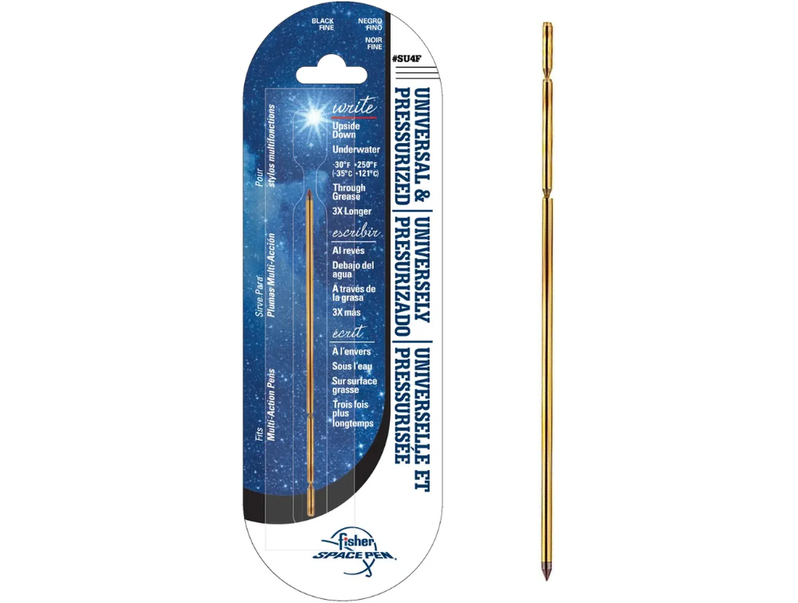 Fisher Space Pen Pressurised Ballpoint Refill – Fine Point (Universal Fit) - Image 3