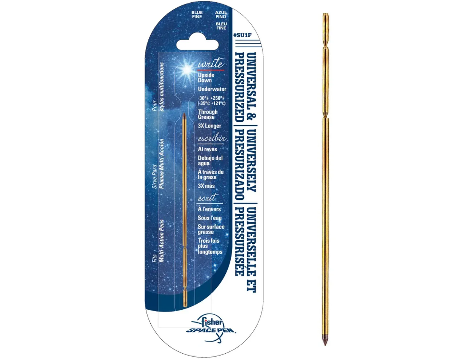 Fisher Space Pen Pressurised Ballpoint Refill – Fine Point (Universal Fit) - Image 4