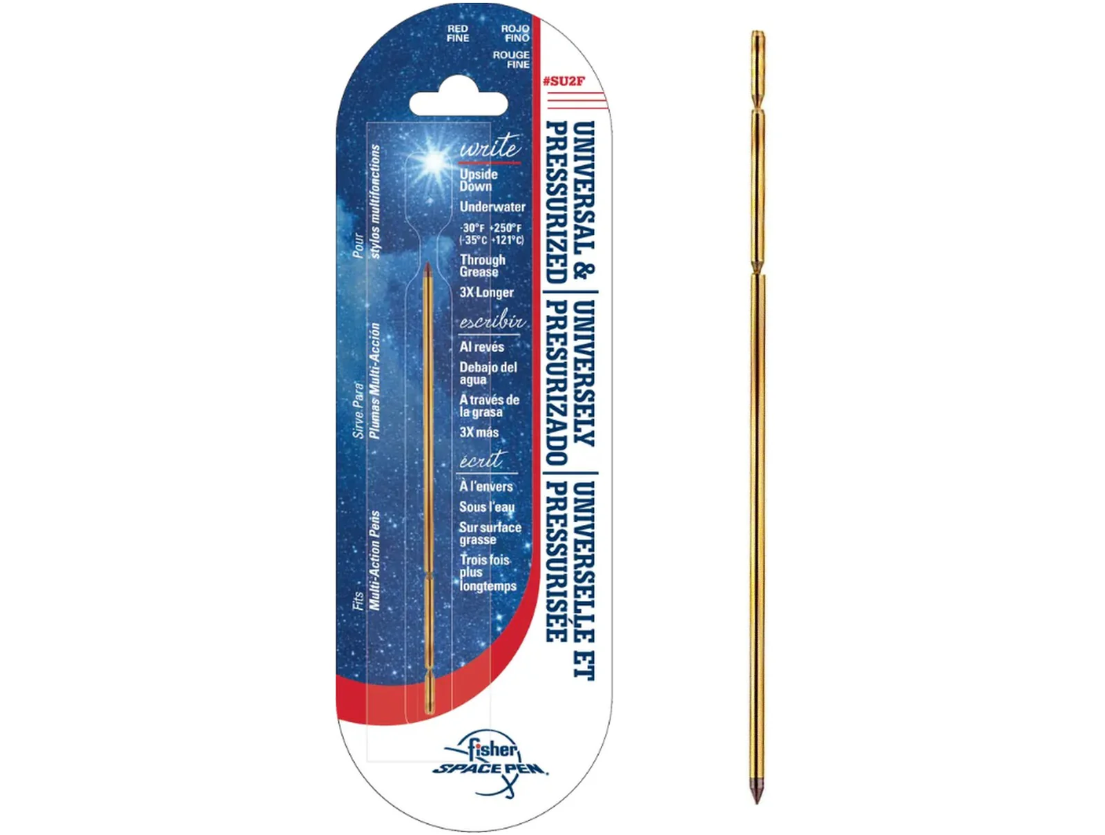 Fisher Space Pen Pressurised Ballpoint Refill – Fine Point (Universal Fit) - Image 5