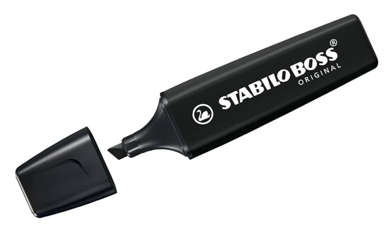 Highlighter - STABILO BOSS ORIGINAL NatureCOLORS - Pack of 4 - Mud Green, Sienna, Umber, Black - Image 7