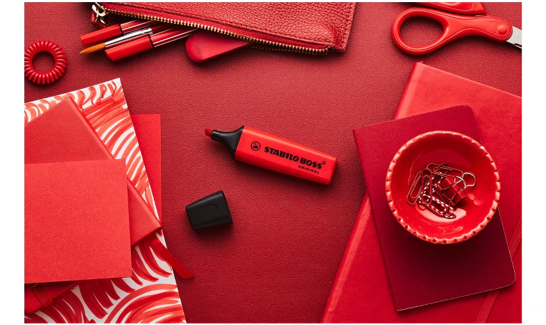 Highlighter - STABILO BOSS ORIGINAL - Pack of 1 - Real Red - Image 5