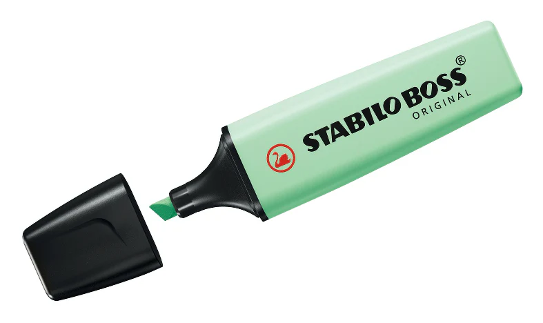 Highlighter - STABILO BOSS ORIGINAL Pastel - Deskset of 15 - Assorted Colours - Image 10