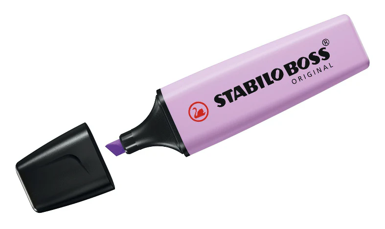 Highlighter - STABILO BOSS ORIGINAL Pastel - Deskset of 15 - Assorted Colours - Image 11