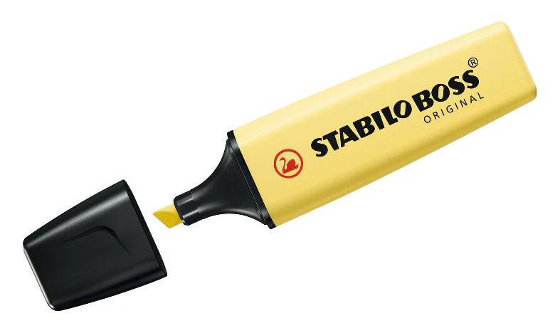 Highlighter - STABILO BOSS ORIGINAL Pastel - Deskset of 15 - Assorted Colours - Image 13