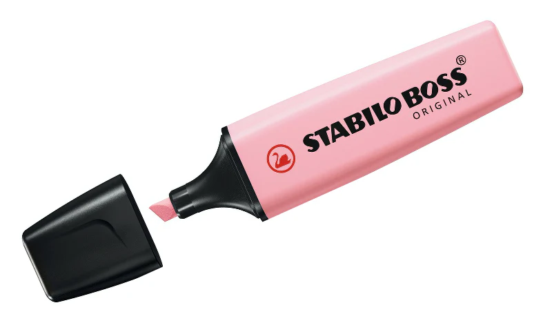 Highlighter - STABILO BOSS ORIGINAL Pastel - Deskset of 15 - Assorted Colours - Image 15