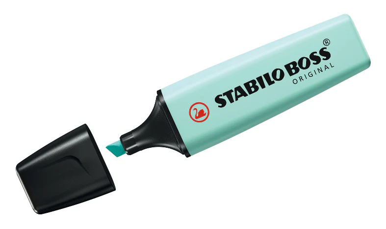 Highlighter - STABILO BOSS ORIGINAL Pastel - Deskset of 15 - Assorted Colours - Image 16