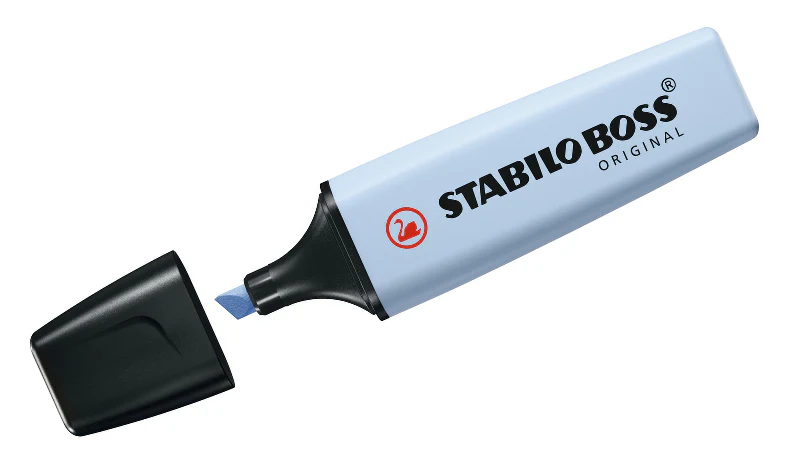 Highlighter - STABILO BOSS ORIGINAL Pastel - Deskset of 15 - Assorted Colours - Image 6