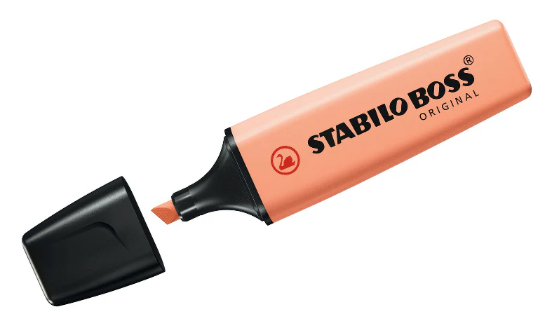 Highlighter - STABILO BOSS ORIGINAL Pastel - Deskset of 15 - Assorted Colours - Image 7