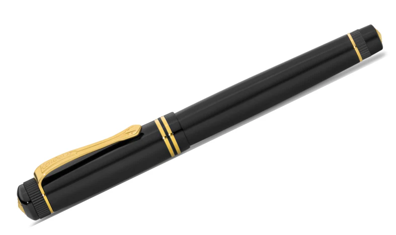 Kaweco Dia 2 Fountain Pen Black with Gold Trim - Image 2