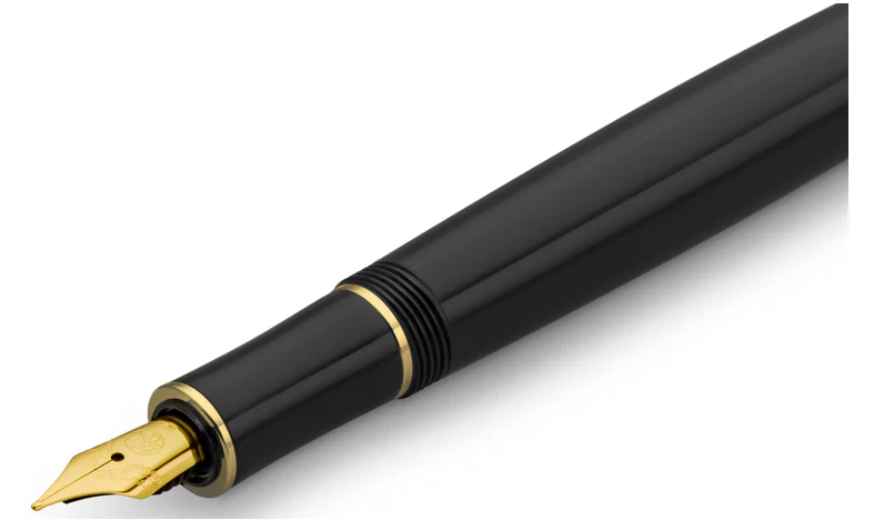 Kaweco Dia 2 Fountain Pen Black with Gold Trim - Image 3