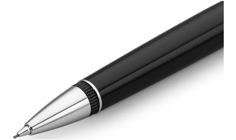 Kaweco Dia 2 Mechanical Pencil 0.7 Black with Chrome Trim - Image 2