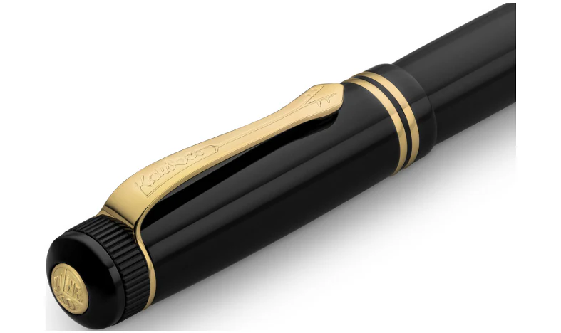 Kaweco Dia 2 Mechanical Pencil 0.7 Black with Gold Trim - Image 3