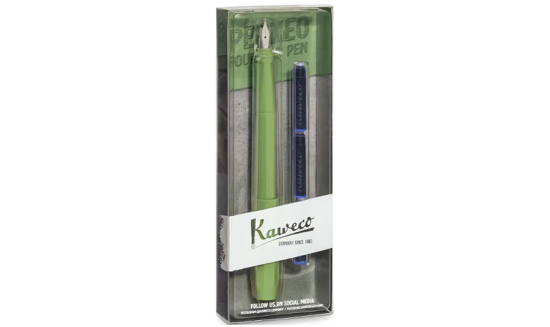 Kaweco Perkeo Fountain Pen Jungle Green Pack - Image 2