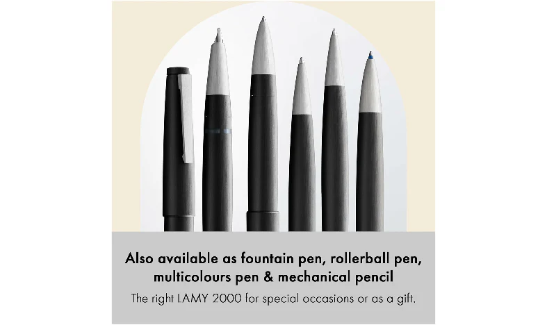 LAMY 2000 Ballpoint Pen - Gift Boxed - with FREE LAMY Drawstring Bag - Image 6