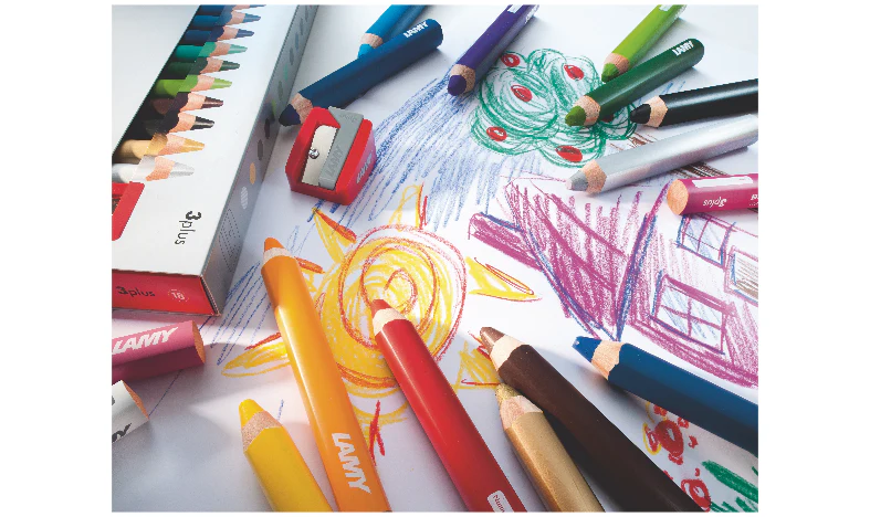 LAMY 3plus Coloured Pencil Box of 18 - Image 3