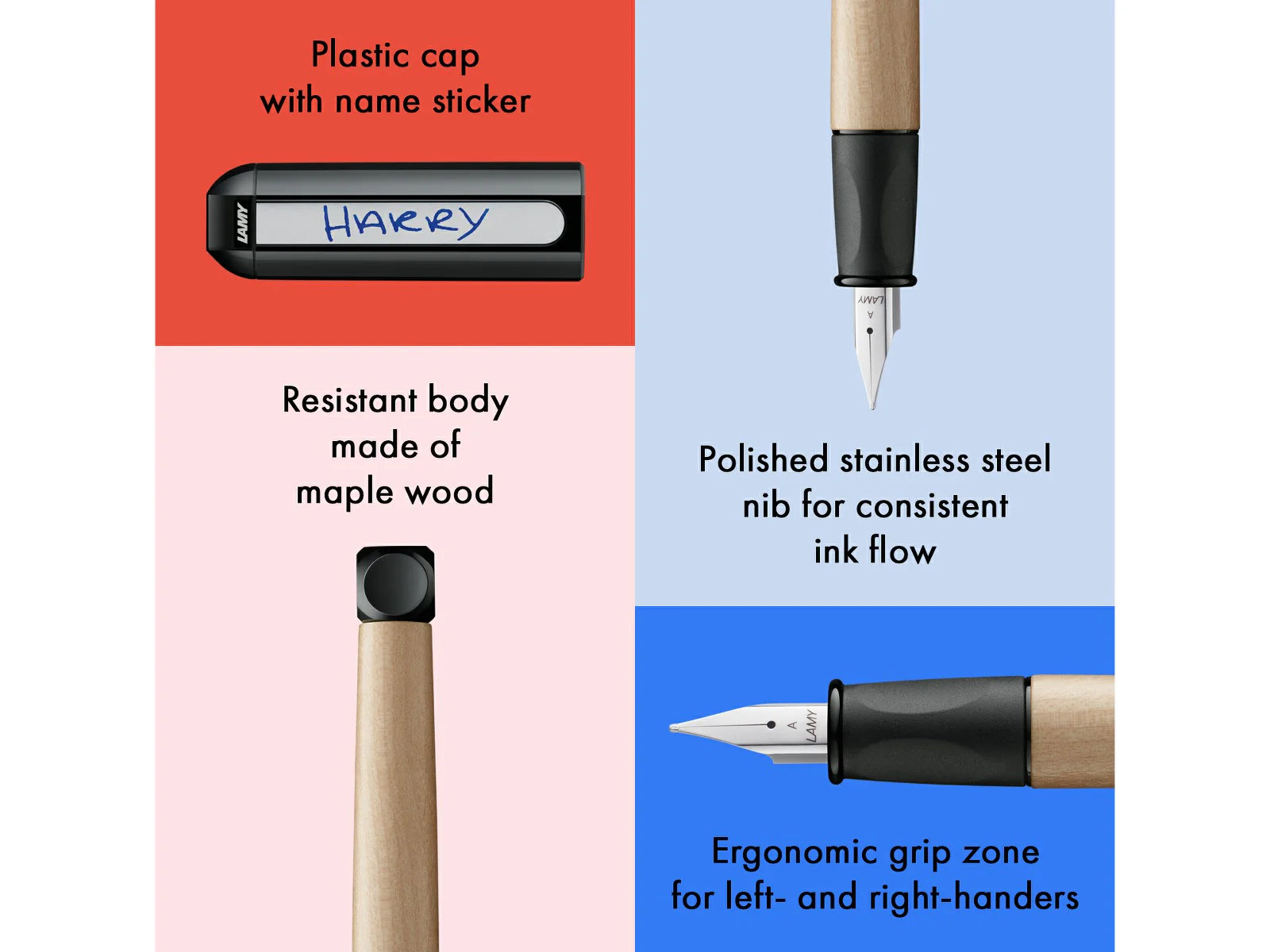 LAMY abc Fountain Pen – Black - Image 3