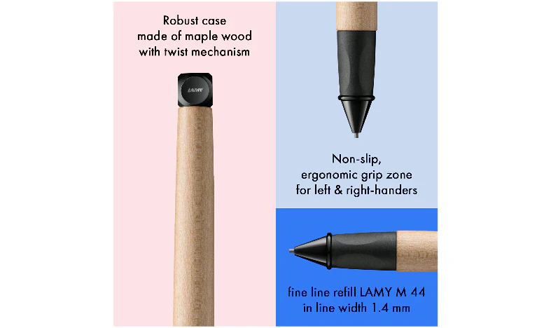 LAMY abc Mechanical Pencil Black - Image 3